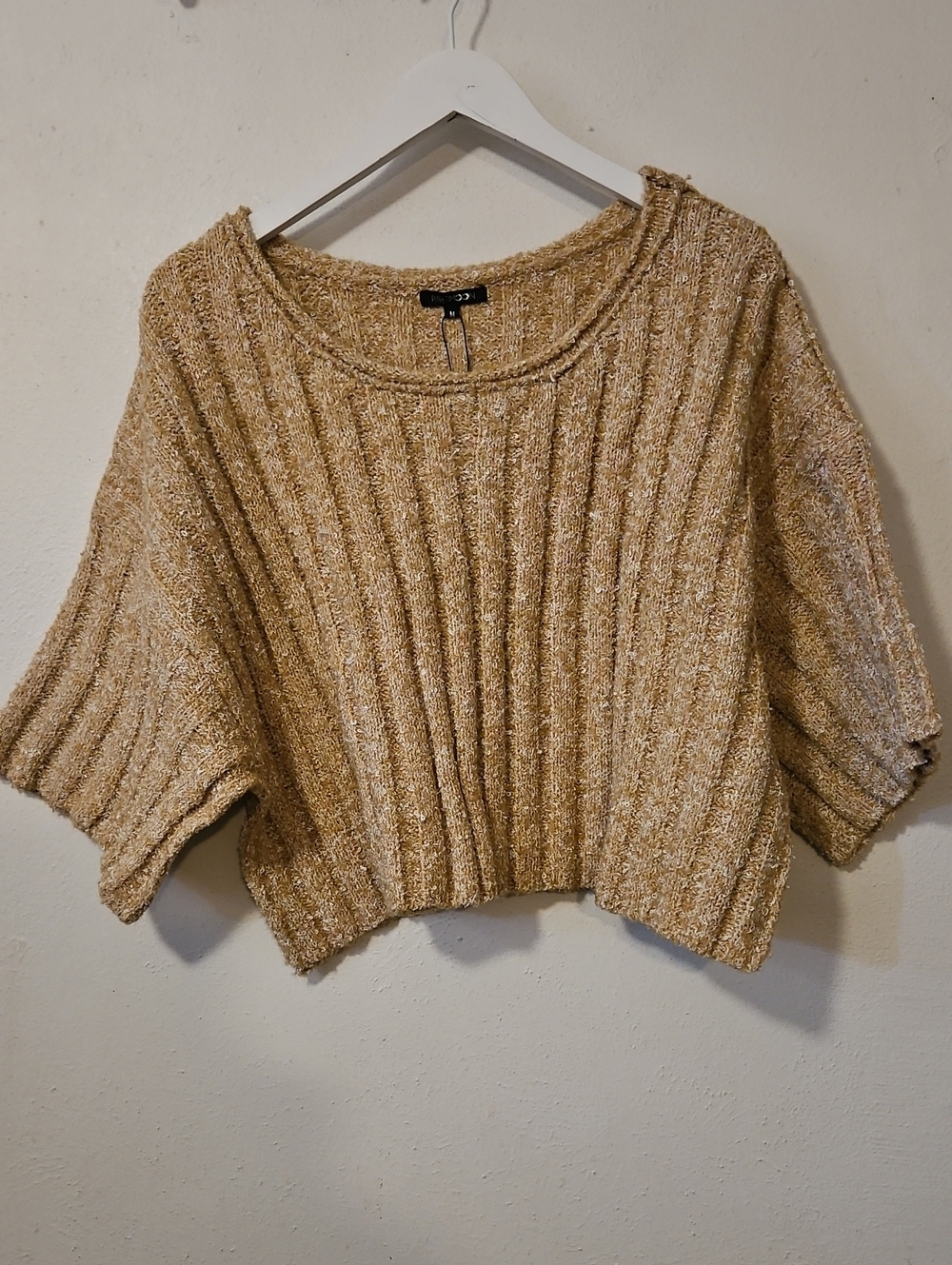 Papermoon sweater Taupe New with tags. Size medium.